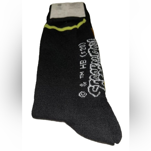 Scooby Doo Crew Socks 1 Pair Men  6-12 Black Green w YIKES! & Scooby Mystery NEW - Picture 8 of 9